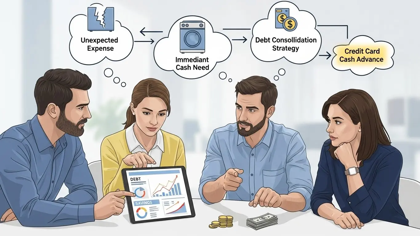 비상금 마련 흐름을 직관적으로 보여주는 일러스트입니다 (2)