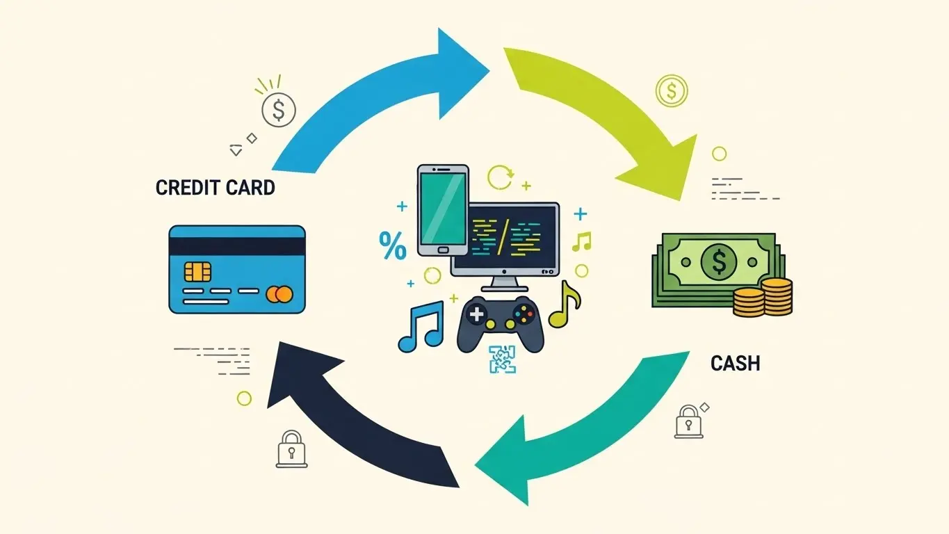 현금화 절차를 단계별로 정리한 안내 이미지입니다 (2)